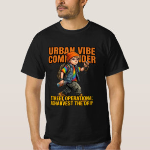 Camiseta Comandante de Vibe Urbano Drip de Rua