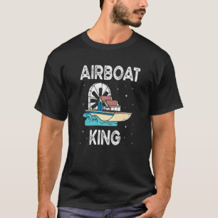 Camiseta Comandante do Barco do avião King Swamp Boat