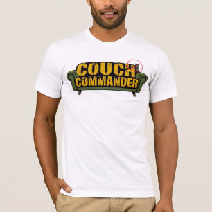 Camiseta Comandante do sofá - T-Shirt Pai Engraçado e pregu