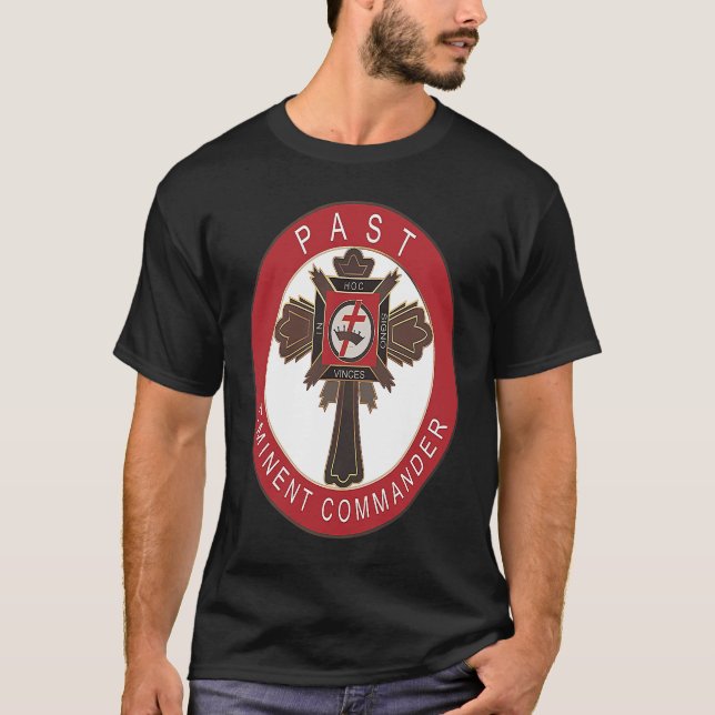 Camiseta Comandante dos Cavaleiros Templários, Templário, R (Frente)