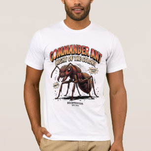 Camiseta Comandante Formiga Poder da Colônia Gráfico