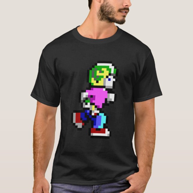 Camiseta Comandante Keen Pixel Estilo - Retorna o site do f (Frente)