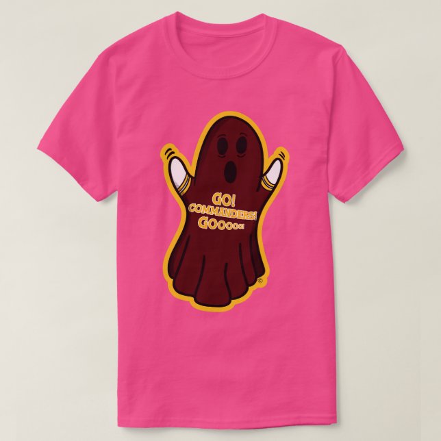 Camiseta Comanders de Washington Fantasma (Frente do Design)