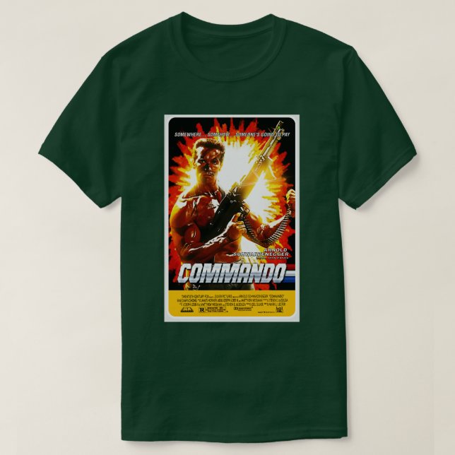 Camiseta Comando alternativo poster (Frente do Design)