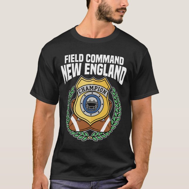 CAMISETA COMANDO DE CAMPO DA NOVA INGLATERRA - FUTEBOL DA N (Frente)