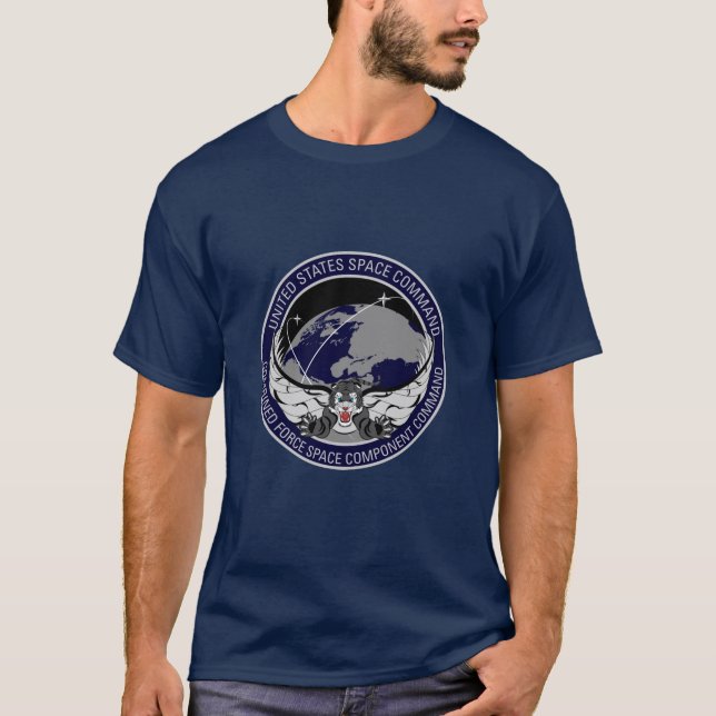 Camiseta Comando de Componente de Espaço de Força Combinada (Frente)