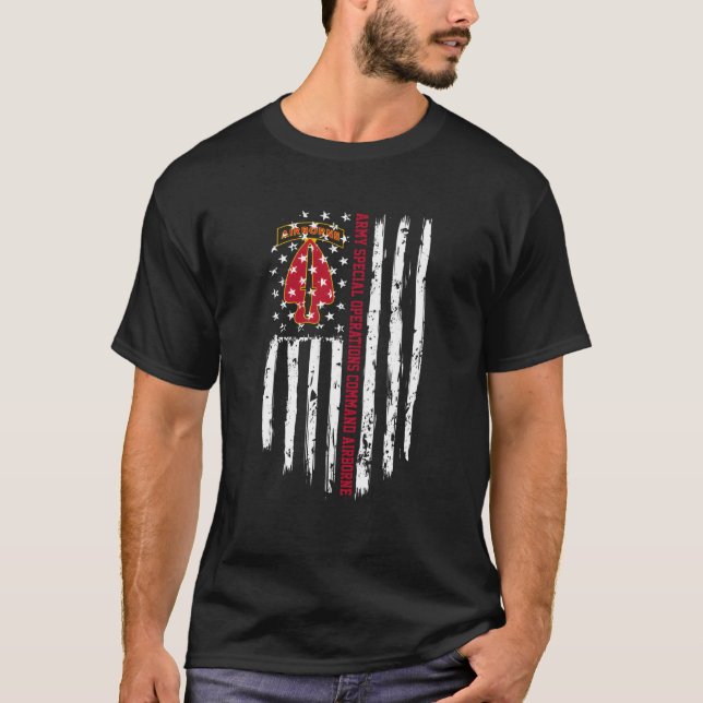 Camiseta Comando De Operações Especiais Do Exército Usasoc  (Frente)