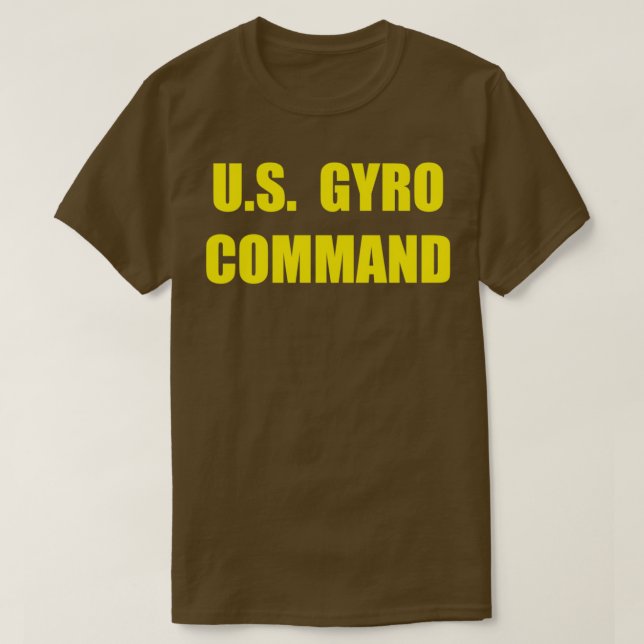 Camiseta Comando Gyro dos EUA para pilotos girocoptas  (Frente do Design)