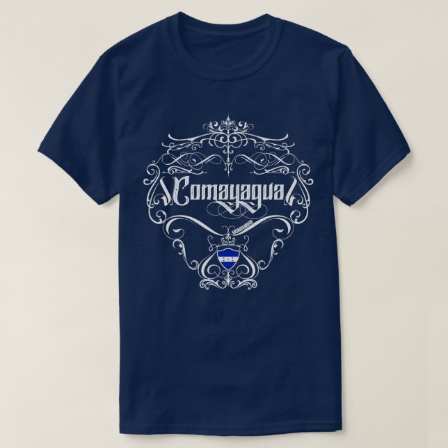 Camiseta Comayagua Vintage design 1 (Frente do Design)