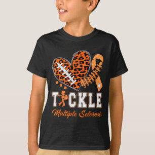 Camiseta Combata a Esclerose Múltipla Laço Laranja de Consc