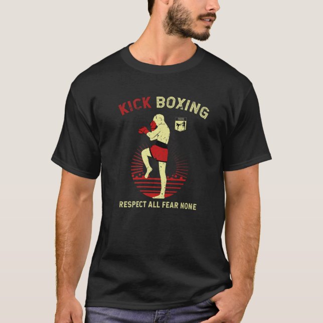 Camiseta Combate à MMA Esportes Kickboxing Muay Thai (Frente)