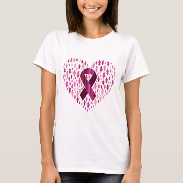 Camiseta Combate ao Cancer da Mama (Frente)