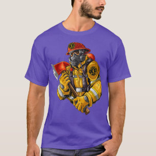 Camiseta Combate Ao Fogo Com Ax