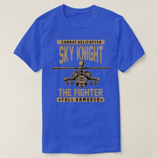 CAMISETA COMBATE AO HELICÓPTERO (Frente do Design)