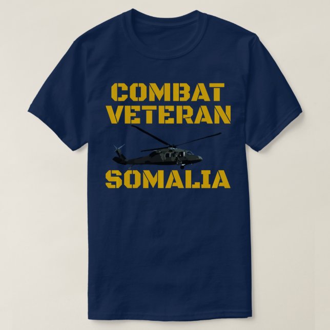 Camiseta Combate ao Restauro da Operação Veteran Mogadíscio (Frente do Design)