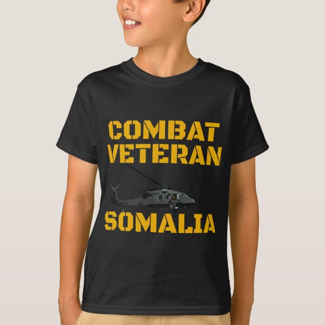 Camiseta Combate ao Restauro da Operação Veteran Mogadíscio (Frente)
