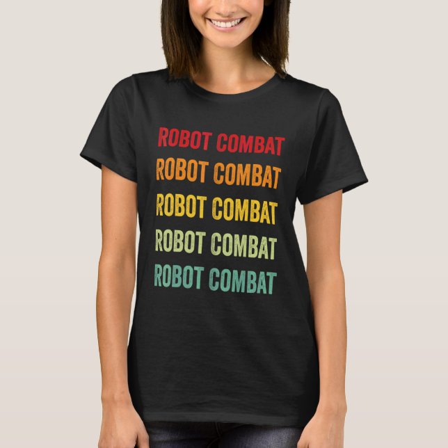 Camiseta Combate de Robôs Combate de Robôs Hobby Amante Des (Frente)