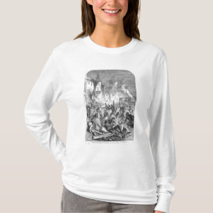 Camiseta Combate entre cavaleiros ingleses e franceses