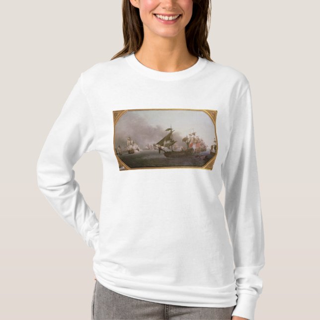 Camiseta Combate naval fora da ilha de Grenada (Frente)