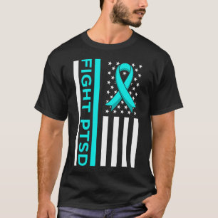 Camiseta Combate O Gráfico De Fita De Sinalizador Usa De Se