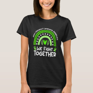 Camiseta Combatemos juntos a consciência do linfoma não-Hod