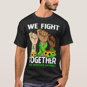 Camiseta Combatemos juntos a conscientização da DEPRESSÃO