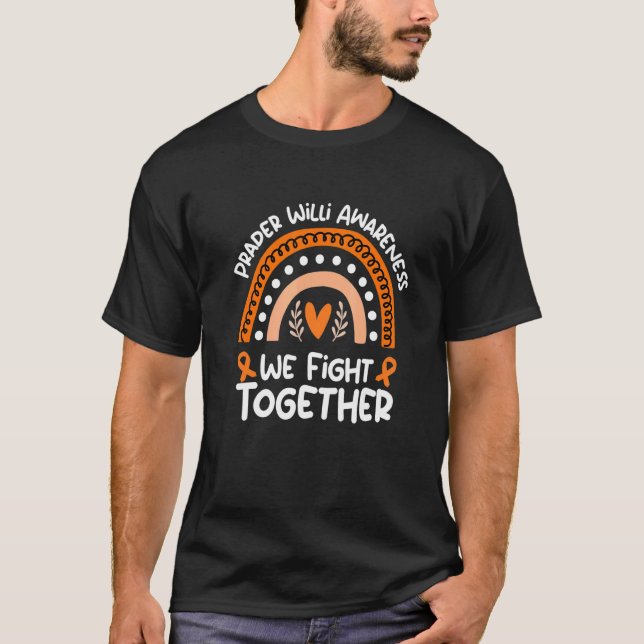 Camiseta Combatemos Juntos O Prader Willi Consciência (Frente)