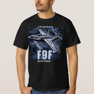 Camiseta Combatente De Jato Baseado Em Pantera Grumman F9F