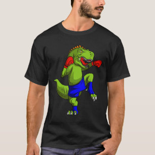 Camiseta Combatente de Muay Thai Mma T-rex Artes Marciais M