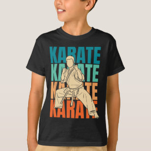 Camiseta Combatente do Karato Retroativo - Artes Marciais -