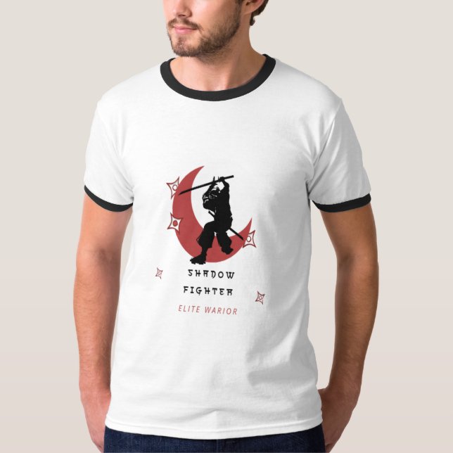 Camiseta Combatente Sombra - Teto Guerreiro de Elite (Frente)