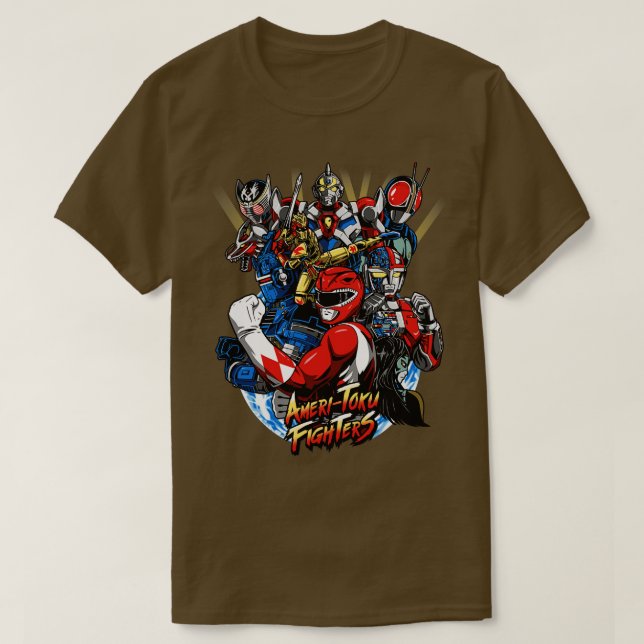 Camiseta Combatentes AmeriToku (Frente do Design)