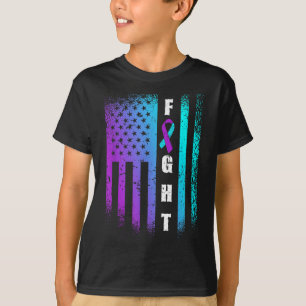 Camiseta Combater a Consciência Americana para a Prevenção