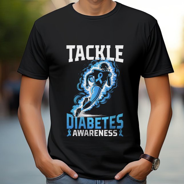 Camiseta Combater a Consciência da Diabetes (Criador carregado)