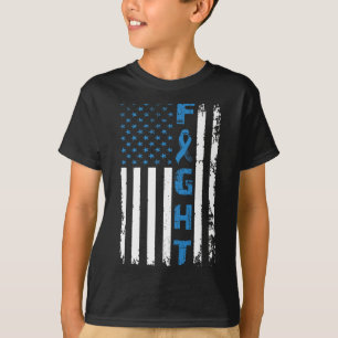 Camiseta Combater a Consciência da Diabetes Suporte à Bande