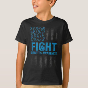 Camiseta Combater a Consciência da Diabetes - Suporte a Gue
