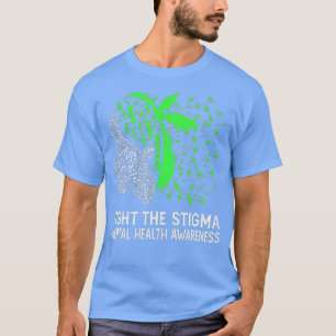 Camiseta Combater A Consciência Mental Do Estigma