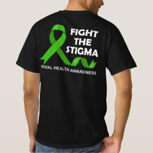 Camiseta Combater A Consciência Mental Do Estigma