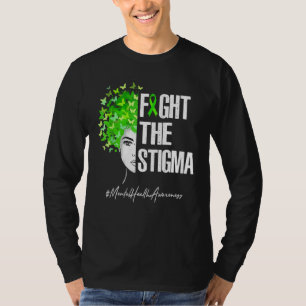 Camiseta Combater A Consciência Mental Do Estigma