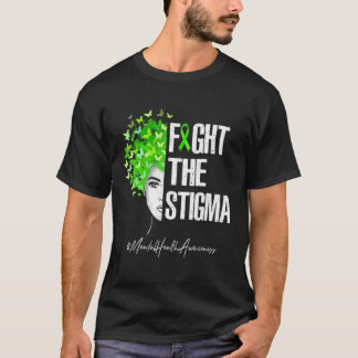 Camiseta Combater A Consciência Mental Do Estigma