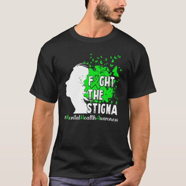 Camiseta Combater A Consciência Mental Stigma 1 (Frente)