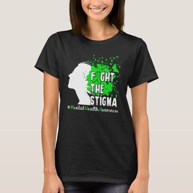 Camiseta Combater A Consciência Mental Stigma 1 (Frente)