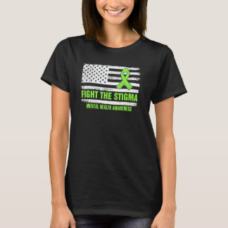Camiseta Combater Estigma Mês de Conscientização sobre Saúd