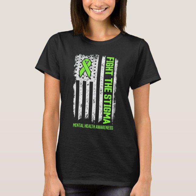 Camiseta Combater Estigma Saúde Mental Importa Saúde Mental (Frente)