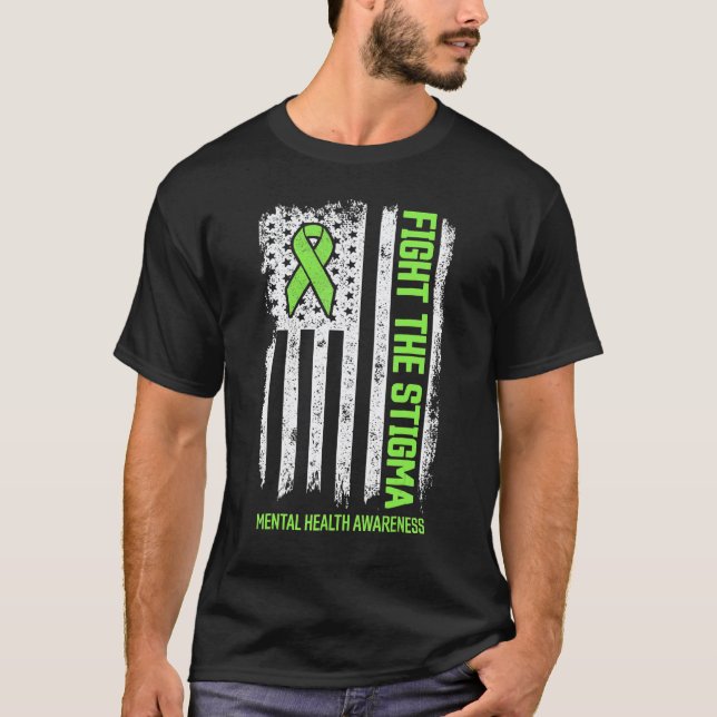 Camiseta Combater Estigma Saúde Mental Importa Saúde Mental (Frente)