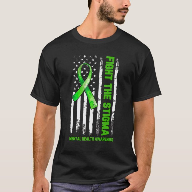 Camiseta Combater Estigma Saúde Mental Importa Saúde Mental (Frente)