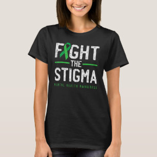 Camiseta Combater O Estigma Conscientização da Saúde Mental