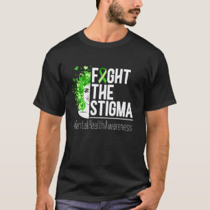 Camiseta Combater O Estigma Conscientização da Saúde Mental
