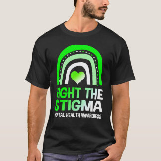 Camiseta Combater O Estigma Conscientização Sobre Saúde Men