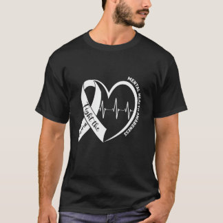 Camiseta Combater o Estigma Conscientização sobre Saúde Men